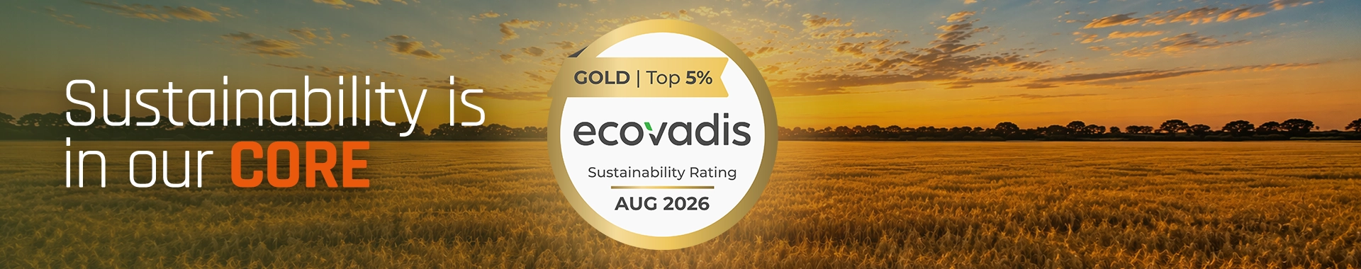EcoVadis Gold medal for WMC